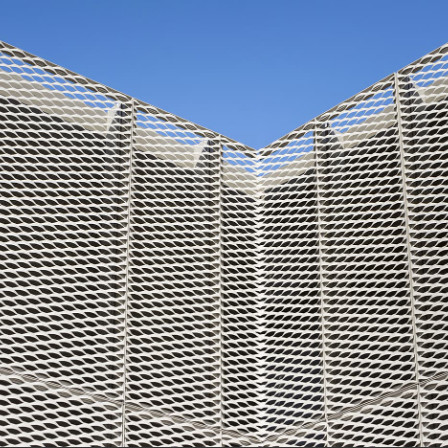 Robust Industrial Expanded Mesh Metal For Architectural / Decorative
