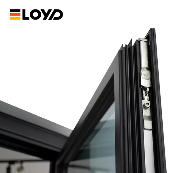 German Powder Coated Pvc Aluminium Tilt And Turn Window Anodized