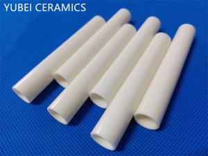 Cheap Low Activity Alumina Ceramic Tubes Ivory  Polishing And Insulating ISO9001 Approved for sale