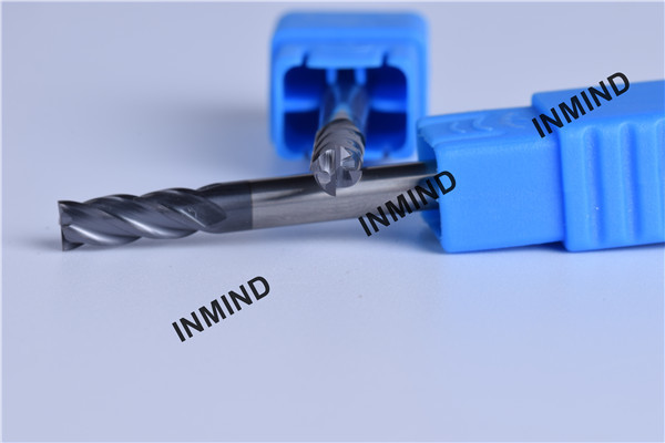 3.5 mm Diameter 4 Flute Solid Carbide End Mills 0.8 UM Grain Size H6 Tolerance