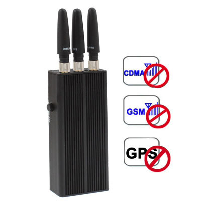 3 Antenna Cheap Handheld Cell Phone GSM CDMA DCS PHS GPS Signal Jammer Blocker Isolator