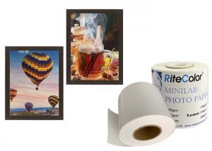 China Instant Dry Resin Coated Minilab Luster Photo Paper For Fuji Epson Inkjet Printer on sale