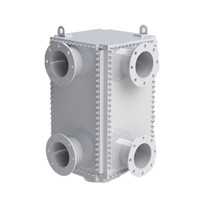 Full Welded Plate Heat Exchanger Compabloc Heat Exchanger For Oil Heating and Cooling