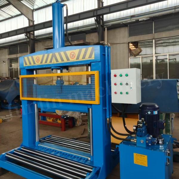 XQL-80 Raw Rubber Scrap Cutting Machine Hydraulic Rubber Cutter 5.5KW