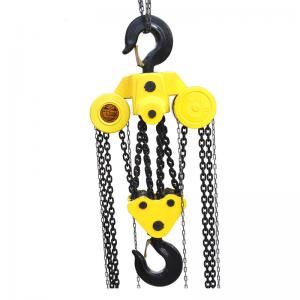 China Safe 10 Ton Manual Chain Hoist , Chain Pulley Block With Hook Good Performance on sale