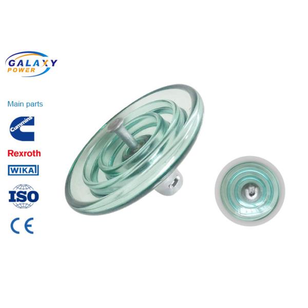 Light Weight Glass Disc Insulator , Corrosion Resistance Glass Power Line Insulators