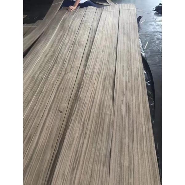 Natural Dark Color American Walnut Crown Cut / Plain Cut  Veneer Sheet For Plywood