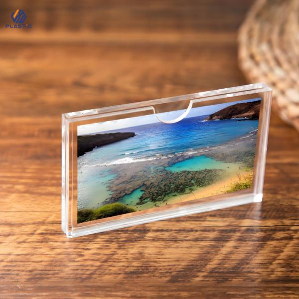 Magnetic Acrylic Picture Frame Customized Shape For Personalized Photo Display