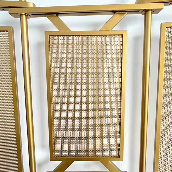 High Transparency Architectural Woven Metal Mesh Corrosion Resistant For Exterior Wall