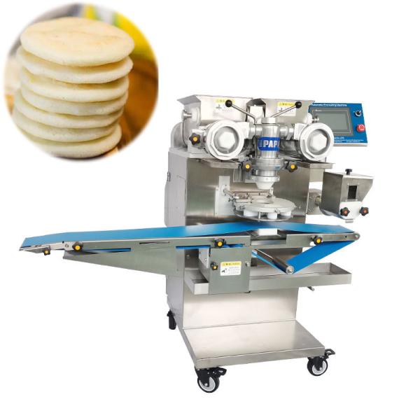 Side Square Automatic Encrusting Machine P160 Sus304 Arepas Making Machine