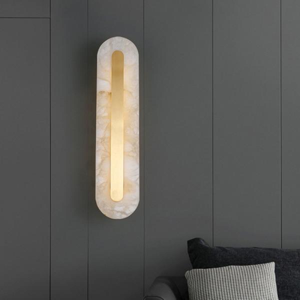 Marble Wall Lamp Hotel Living Room Bedroom Hallway Interior Decoration Bed Simple Led Wall Lamp