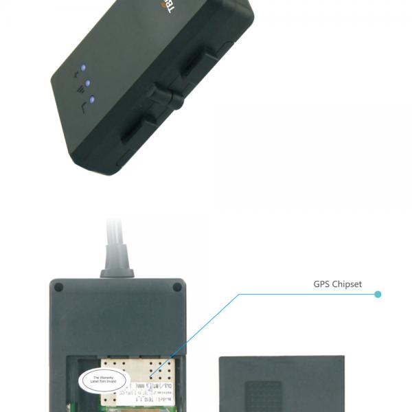 5m Accuracy Motorcycle GPS Tracker Low Power Consumption Android / IOS Application