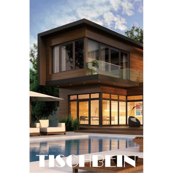 Luxurious Design Low Noise Operation Low Power Consumption Residential Home Elevator 3-5 Stops Wooden Handrail For Home