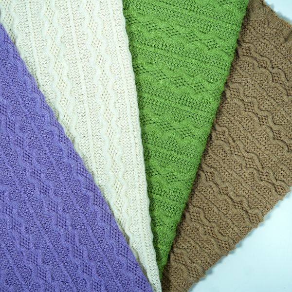 Breathable Jacquard Fabric Anti Static 95 Percent Polyester 5 Percent Spandex Fabric
