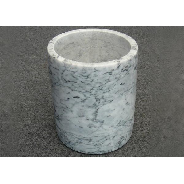 Light Color Marble Wine Cooler , Marble Wine Chillers Single Bottle 13x18cm