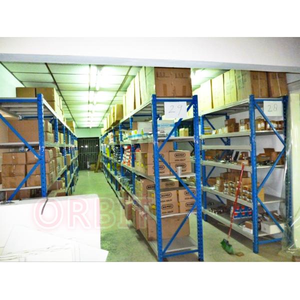 Adjustable Pallet Racking System , Long Span Racking For Small Parts Handling