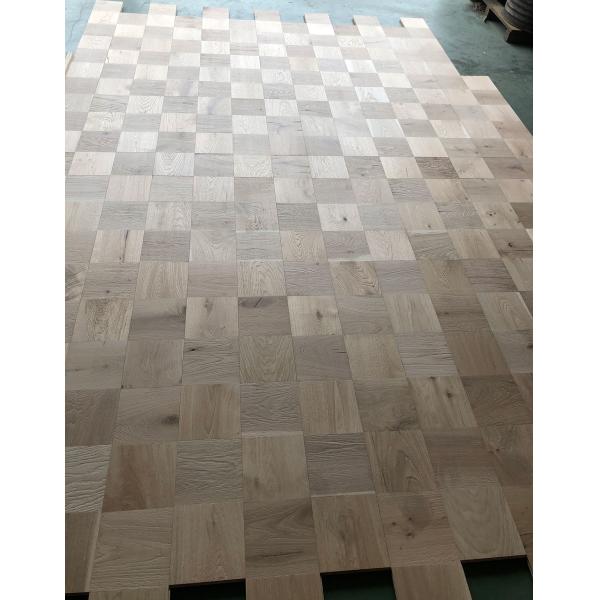Mosaic Oak Parquet Flooring with 1900 x 190 x 15/4MM Size Embossed Surface and ABCD Grade