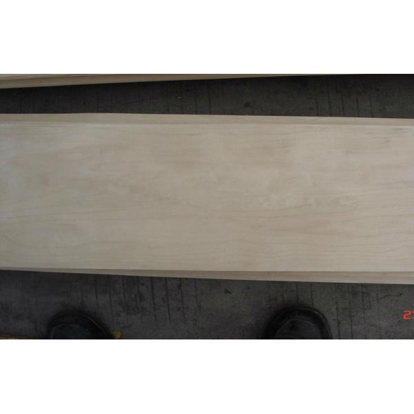 White / Brown Birch Rotary Cut Wood Veneer , Quilted Maple Veneer