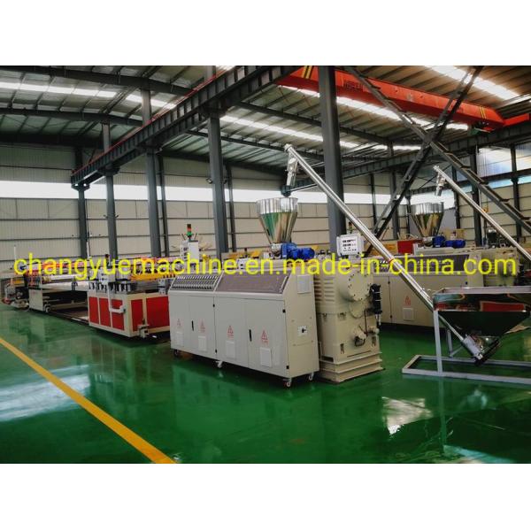 Solid WPC Board Production Line 80/156 Foam Board Production Line Customized