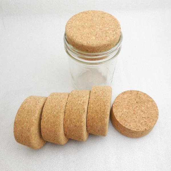 Mason Jar Milk Bottle Wooden Jar Lid Glass Bottle Cork Stopper For Spices