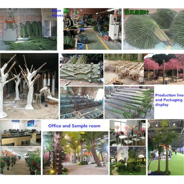 UVG white and pink small fake peach blossom centerpieces table trees for wedding hall decoration CHR169