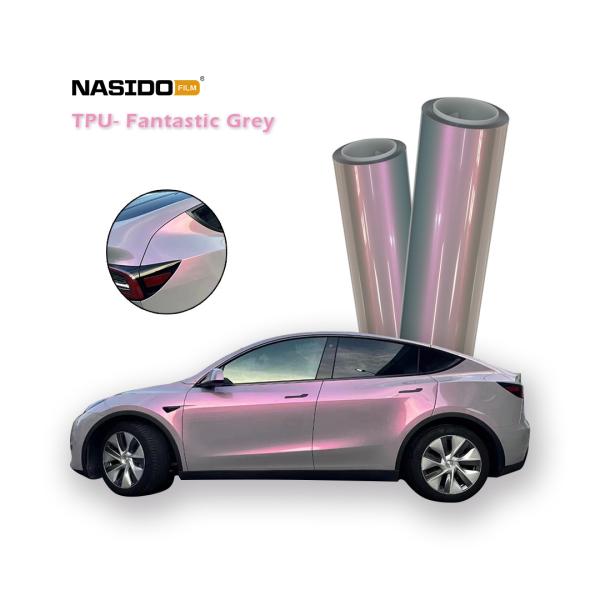 Fantastic Grey 7.5 Mil Thickness Self Healing Anti-Yellowing TPU Car Paint Protection Film