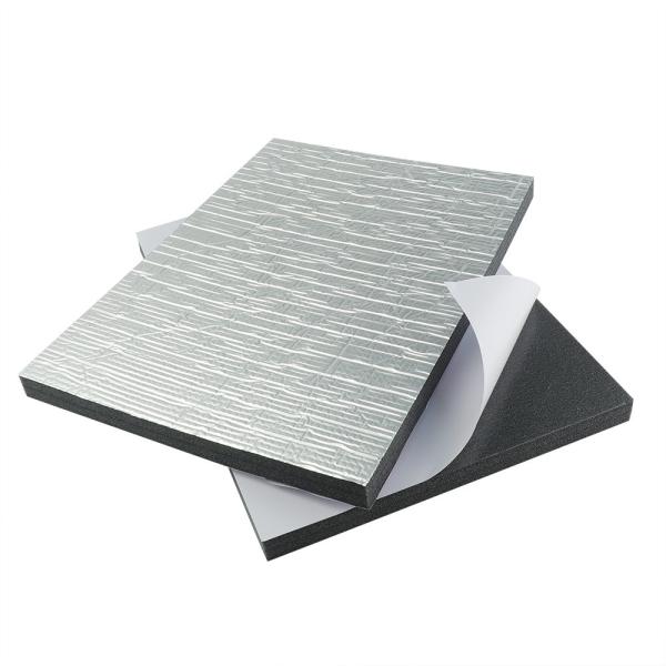 20mm AC Duct Foam Insulation XLPE XPE Backed Aluminum Film For HVAC Ducts