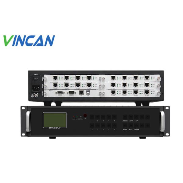3.5mm Analog Audio Output Port Modular Video Wall Controller Support Dual Power Supply