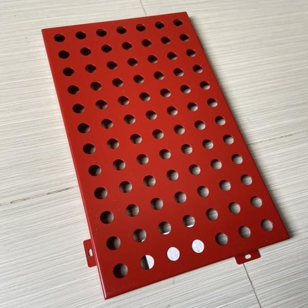 Customized Perforated Aluminum Building Veneer Outdoor Cladding Panels ODM