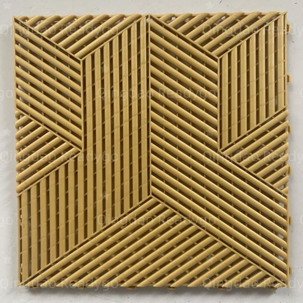 400*400mm Interlocking Workshop Floor Tiles 3D Tile Flooring For Garage
