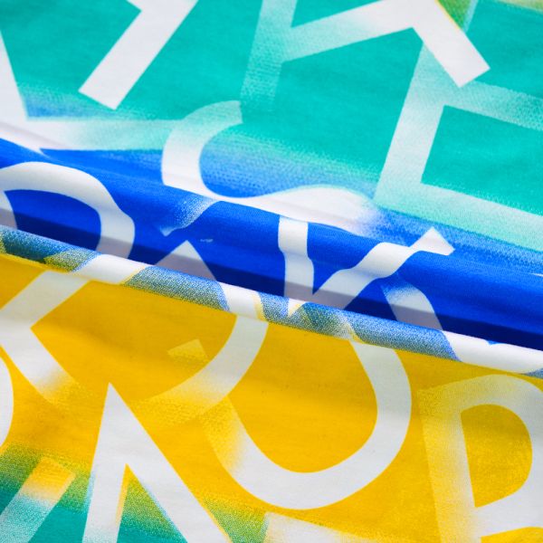 Organic Custom Printed Fabric Stain Resistant Quick Dry For Clothing