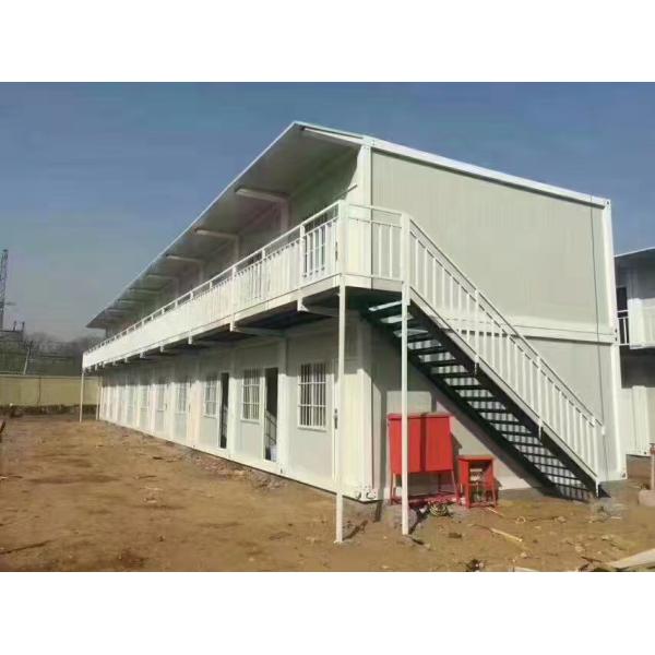 Mgo Board Floor Prefabricated Storage Container Homes Waterproof Material With Window