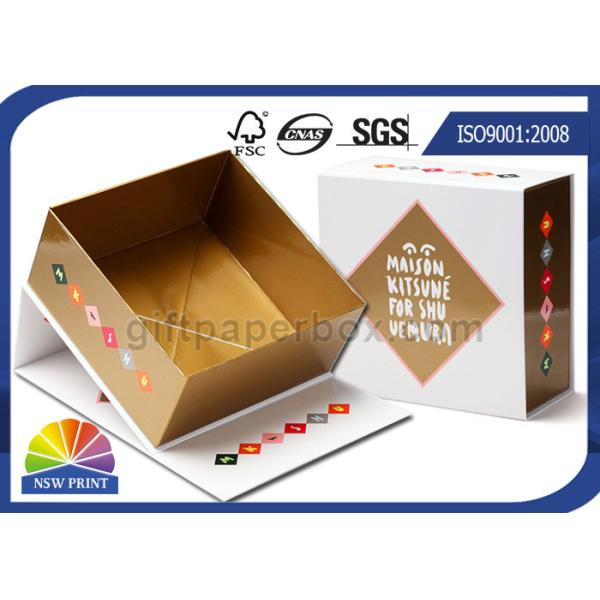 Hinged Lid Cardboard Presentation Box , Bespoke Printed Luxury Gift Packaging Boxes
