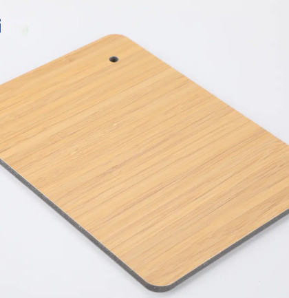Smoke Proof Modern Pvc Wall Panels Bamboo Charcoal Wood Veneer Eco Friendly