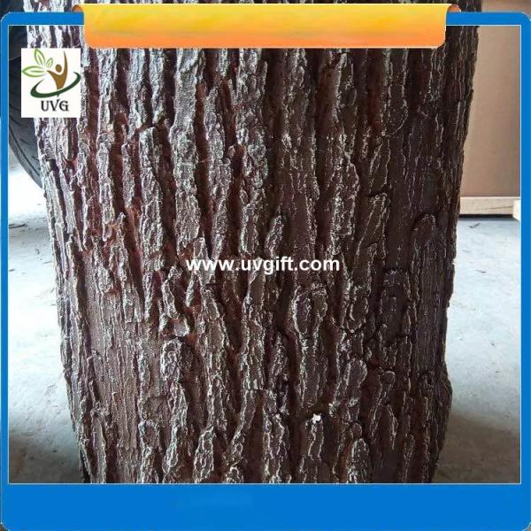 UVG unique decoration ideas artificial tree stump with fiberglass material for garden landscaping