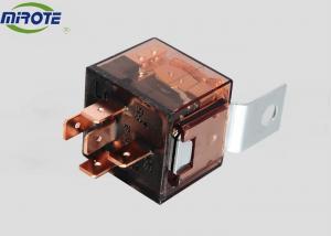Cheap Transparent Color 40 Amp 5 Pin Relay , Automotive Power Relay With Braided Wire for sale