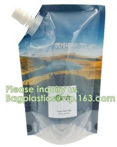 China Flat Bottom bag Self sealing bag aluminum foil bag Spout & nozzle bag Quad seal bag Biodegradable, Compostable, Corn st on sale