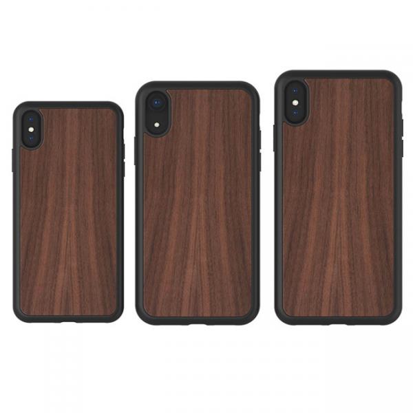 Newest 1MM Groove Inlay TPU+PC Custom Real Wood Blank Mobile Phone Case For iPhone 11
