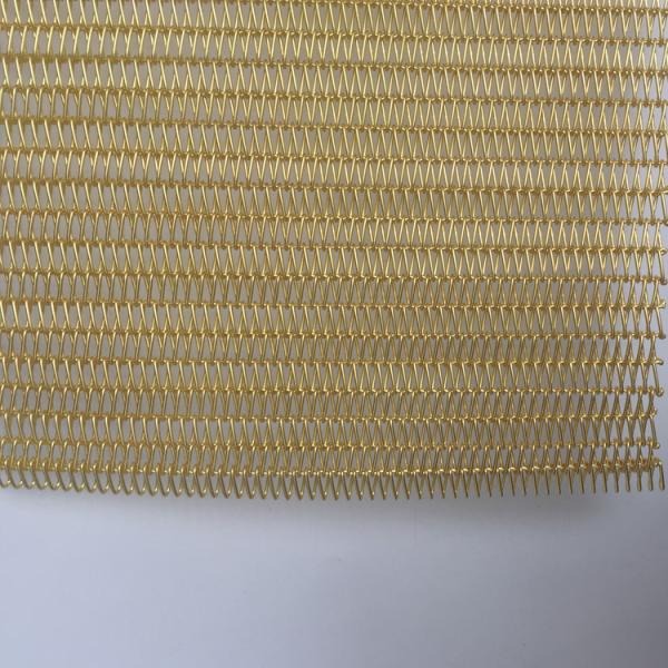 Electroplated Hot Dipped GI Spiral Knitted Wire Mesh For Fence / Gabions