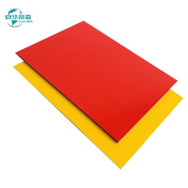 Aluminum Composite Panel High Glossy ACP Fire Resistance Class A2 Back Coating Primer Coating