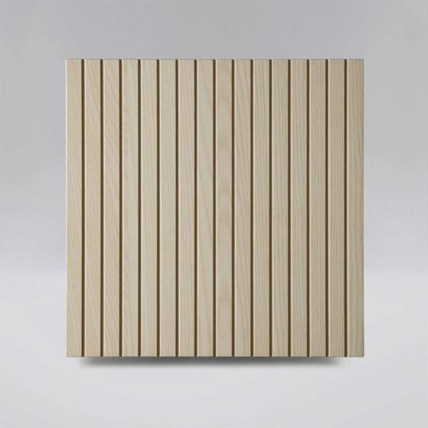 Customized Fireproof Natural Walnut Acoustic Slat Wood Wall Panel