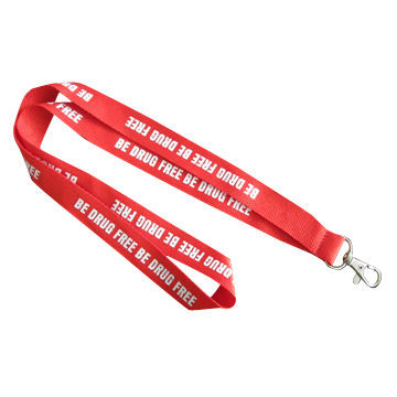 Cheap Promotional Custom printed neck nylon lanyards polyester material