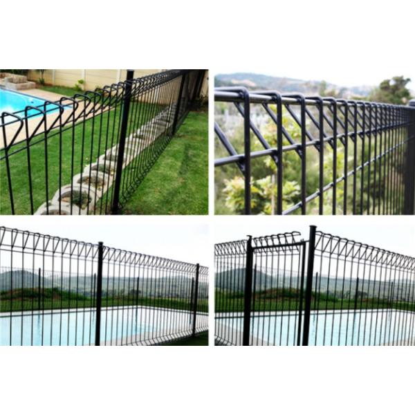 PVC Welded Galvanized Iron Wire Mesh Fence 3D Garden Perimeter Fencing