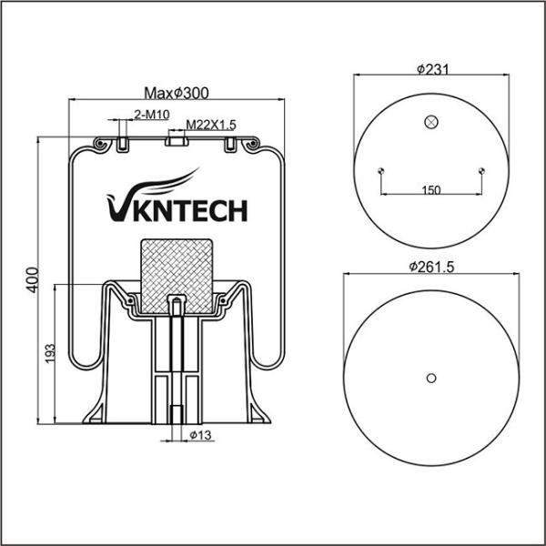 Contitech 4157NP03 Scania Truck Air Spring 2198334 1T15MPW-9 Goodyear 1R11-749