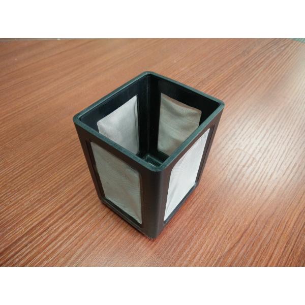 Square Stainless Steel Filter Mesh With Injection Molding Inserts Production