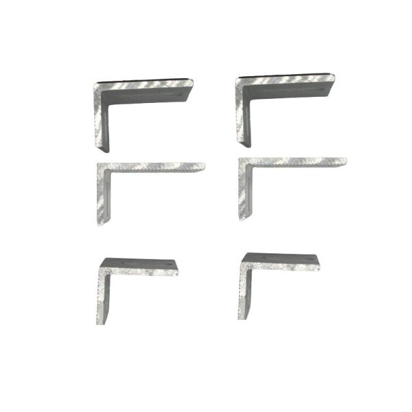 OEM Aluminium Extrusion Corner Bracket L Shaped For Outdoor Curtain Wall