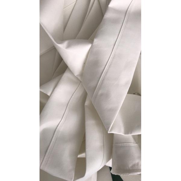 High Efficiency Polyester Filter Bag Anti - Acid 450GSM~550GSM for Cement Plant