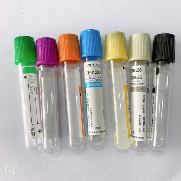 Serum Gel Heparin Lithium Tube Sterile Blood Sample Collection Tubes
