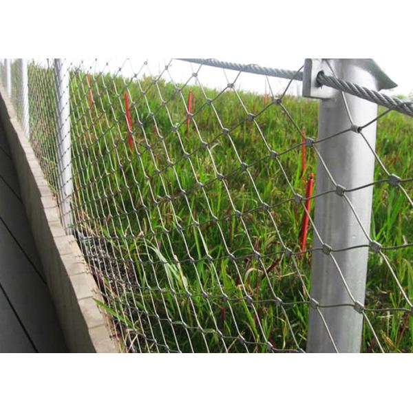 316 Stainless Steel Balustrade Wire Mesh Ferrule Type Size Customized