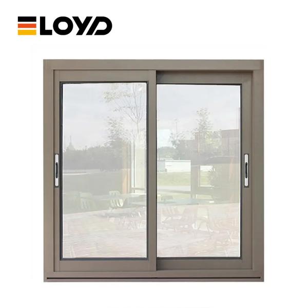 Hurricane Impact Aluminium Double Sliding Doors And Windows Ultra Slim OEM